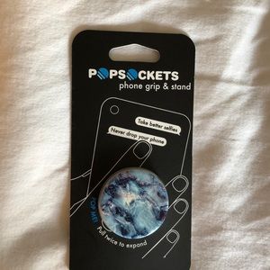 blue marble pop socket
